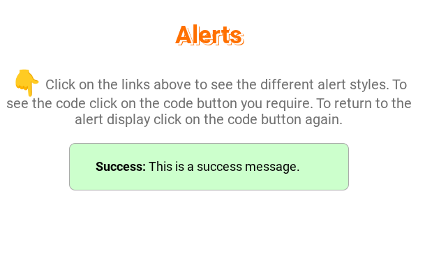 Alerts